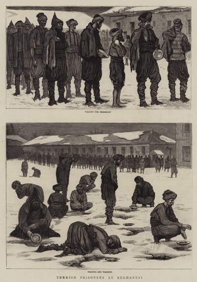 Prisioneros turcos en Bucarest de Joseph Nash
